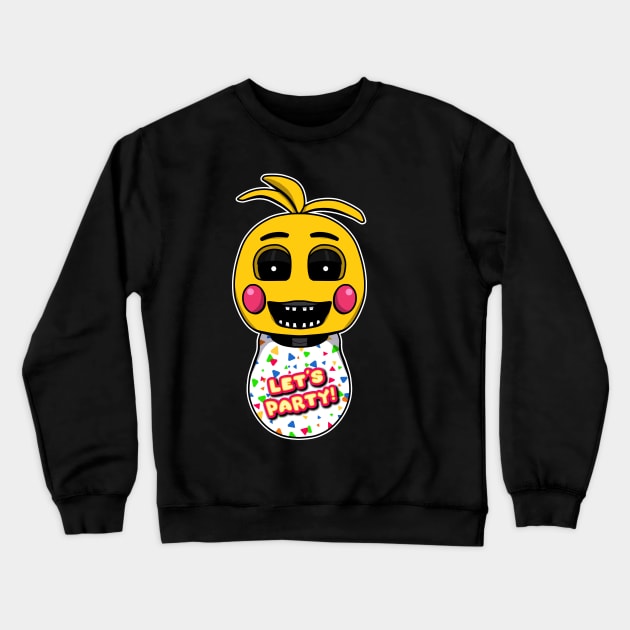 Five Nights at Freddy's - Toy Chica Crewneck Sweatshirt by Kaiserin